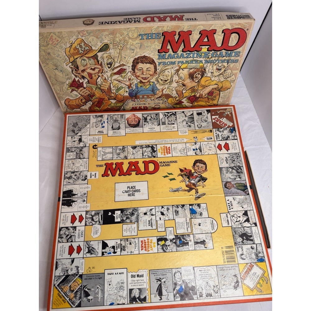 The‎ MAD Magazine Board Game From Parker Brothers Vintage 1979 Complete